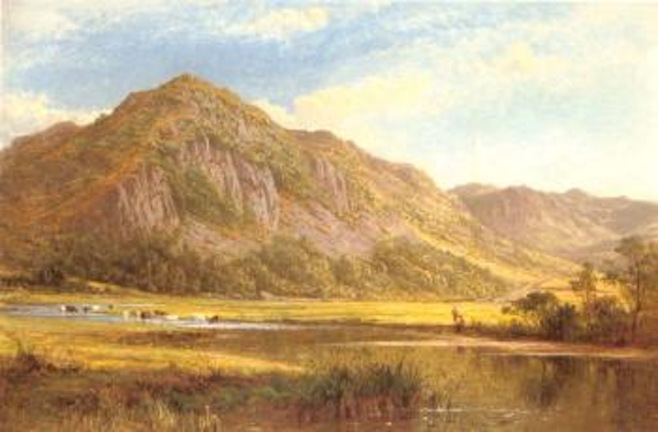 Derwent water, Cumberland by Benjamin Williams Leader