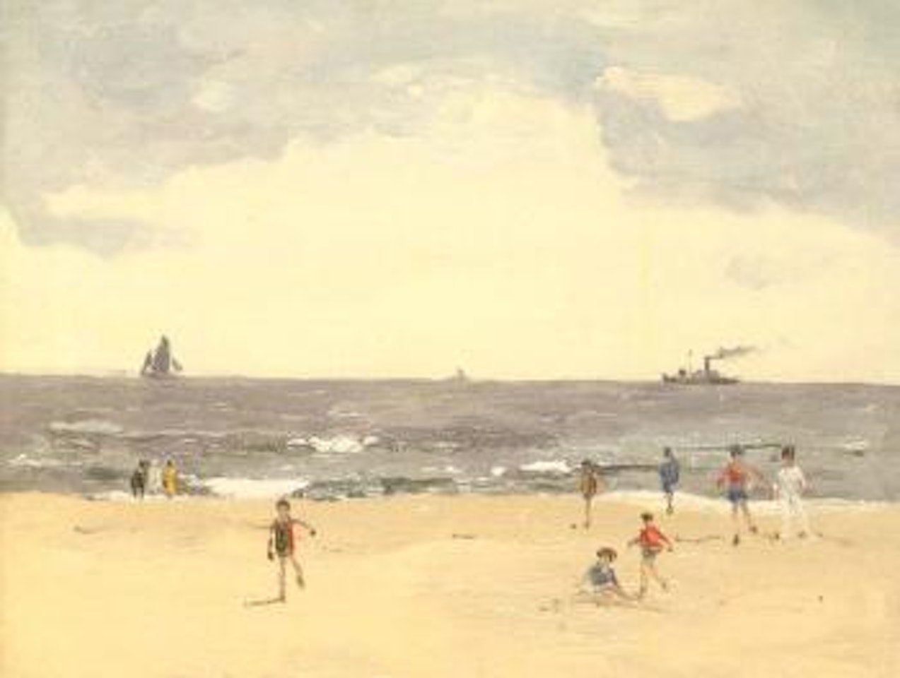 Cloud approaching. English Channel by Campbell Mellon