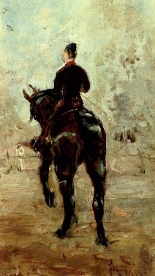 Artilleur a cheval by Henri de Toulouse-Lautrec