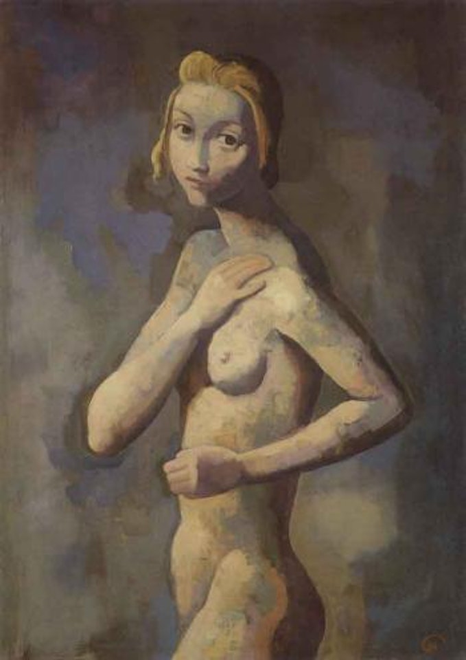 Female nude by Karl Hofer