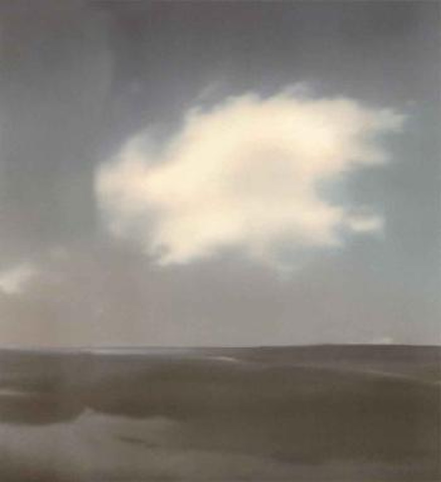 Landscape with cloud by Gerhard Richter