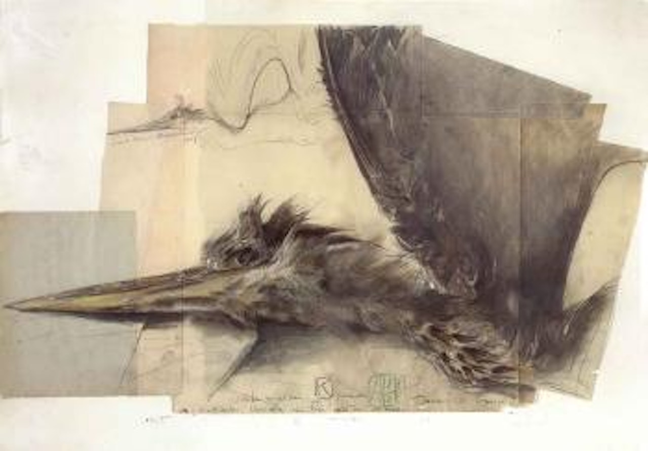 Heron by Horst Janssen