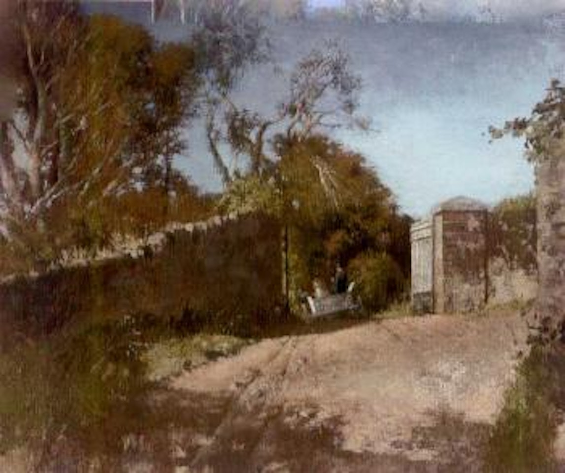 The milk cart. View from the artist's house by Patrick Hennessey