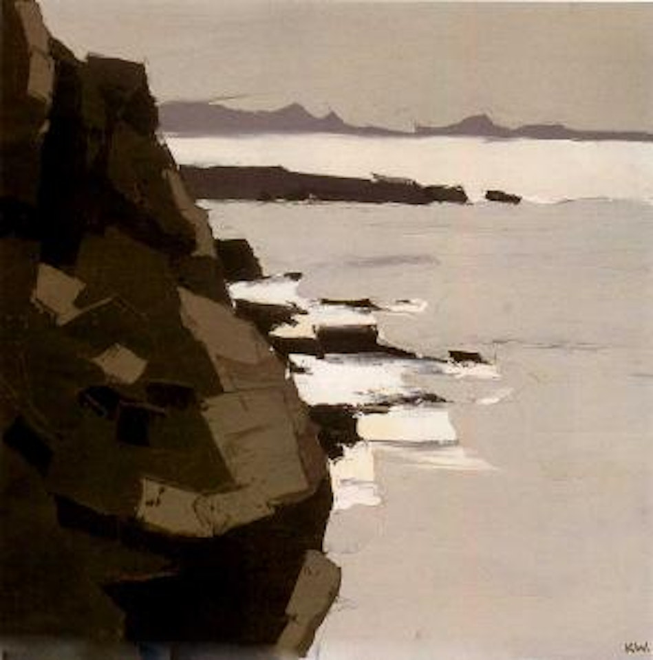 Cliffs at South Stack by Kyffin Williams