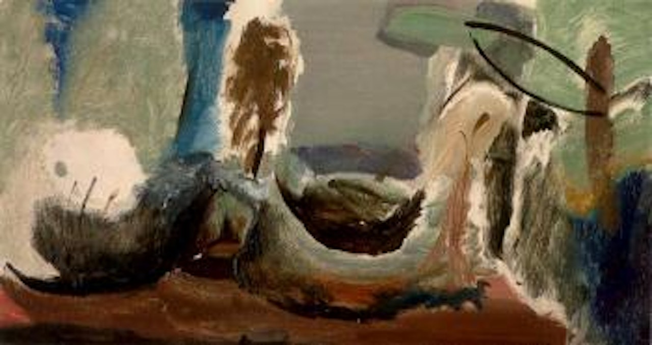 Spring painting by Ivon Hitchens