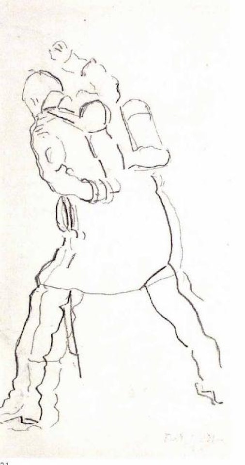 Soldat - Soldier by Ferdinand Hodler