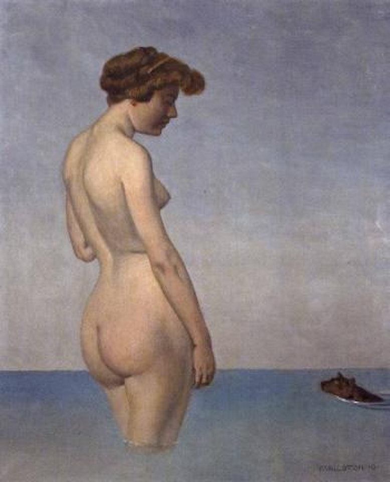 Baigneuse au chien by Félix Vallotton