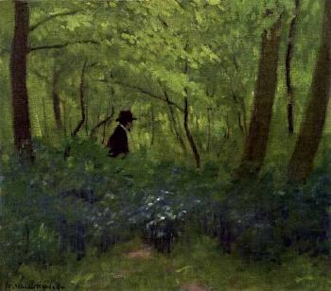 Le satyre au Bois de Boulogne by Félix Vallotton