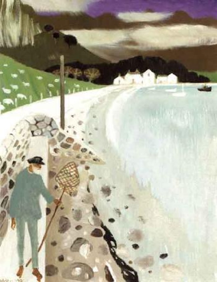 Julian fishing by Mary Fedden