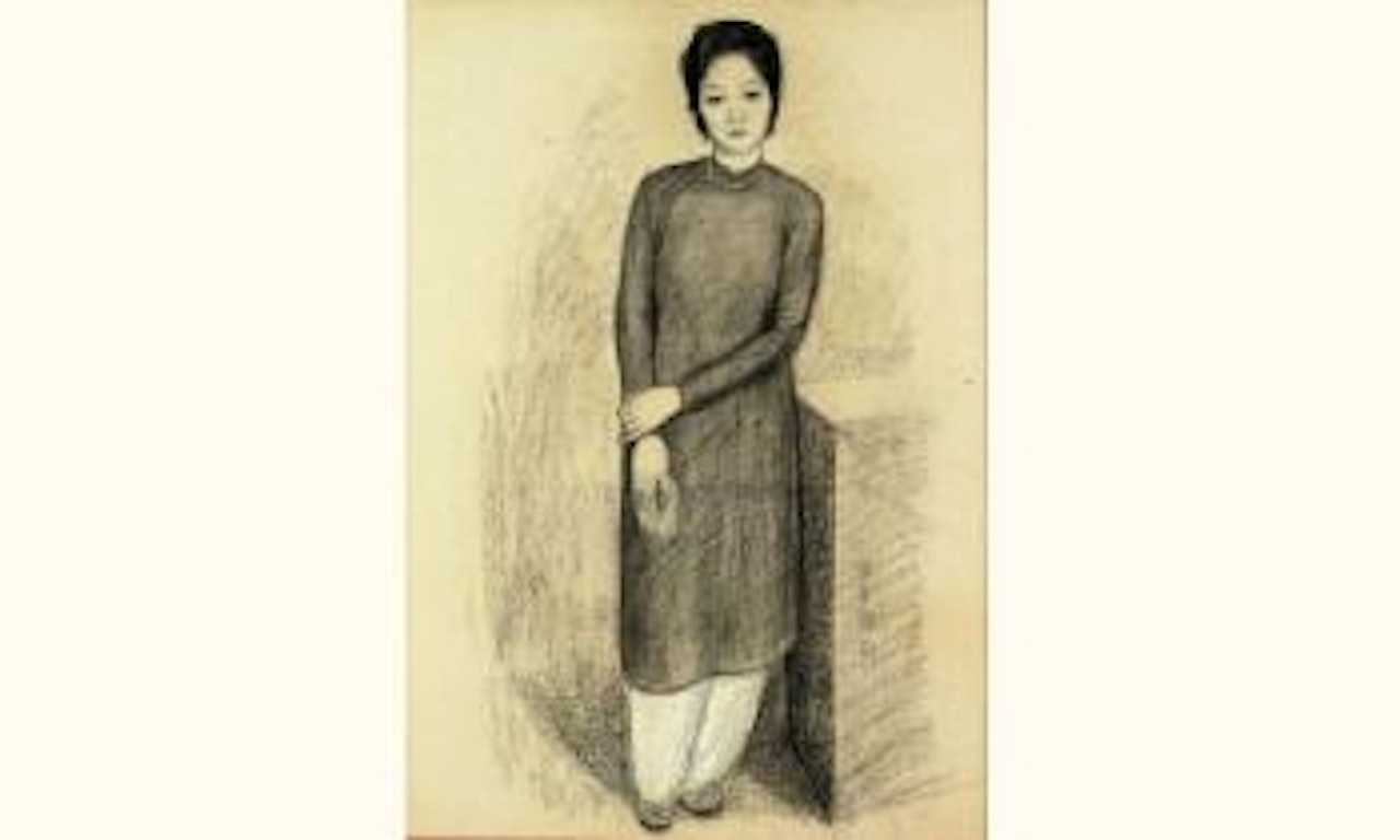 Jeune femme vietnamienne by Mai Trung Thu