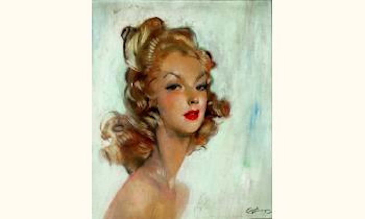 La beaute blonde by Jean Gabriel Domergue