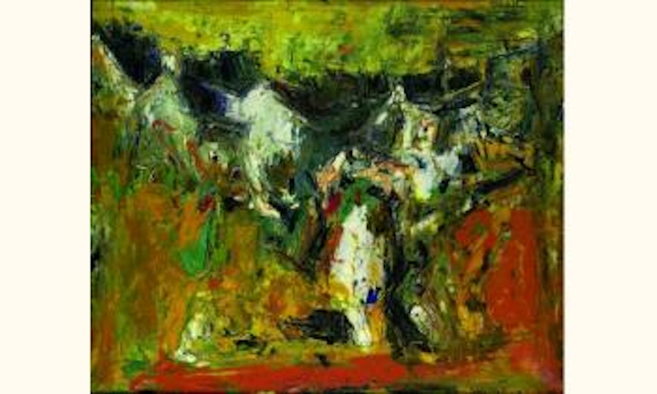 Untitled - composition by Sayed Haider Raza