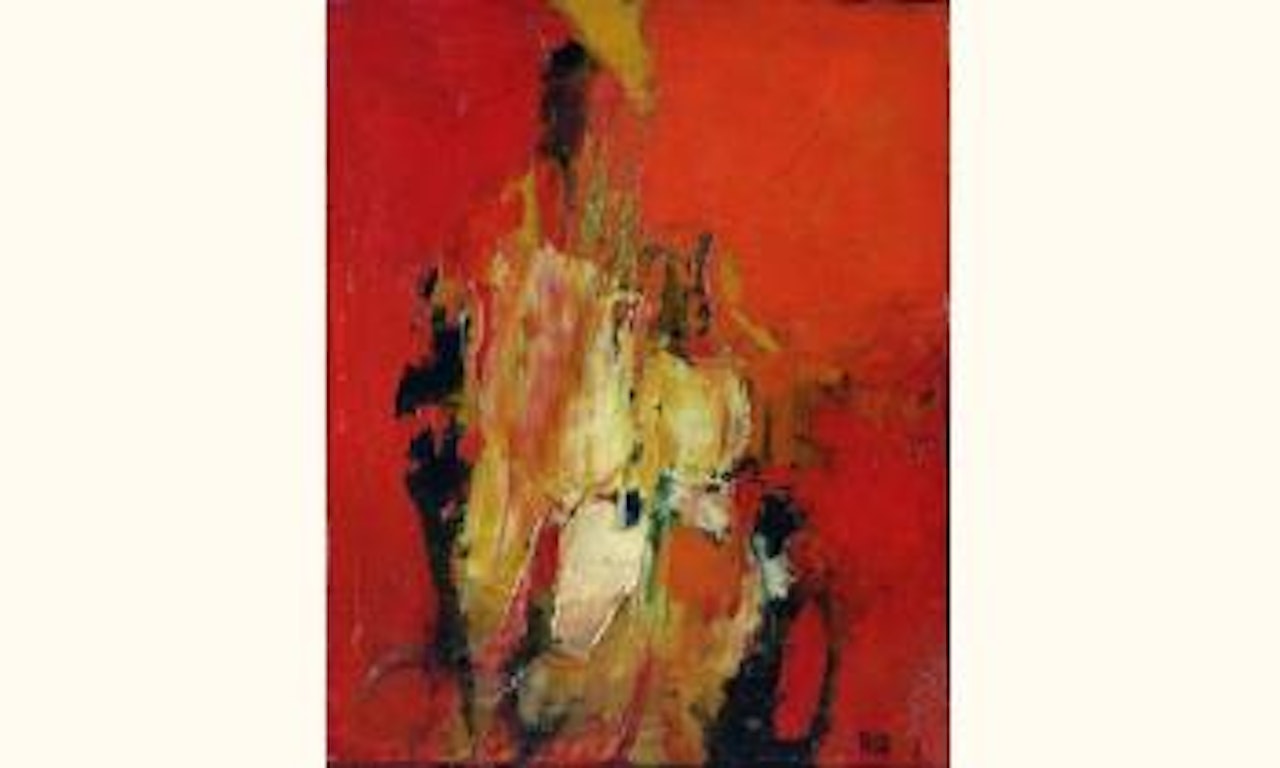 Untitled - composition by Sayed Haider Raza