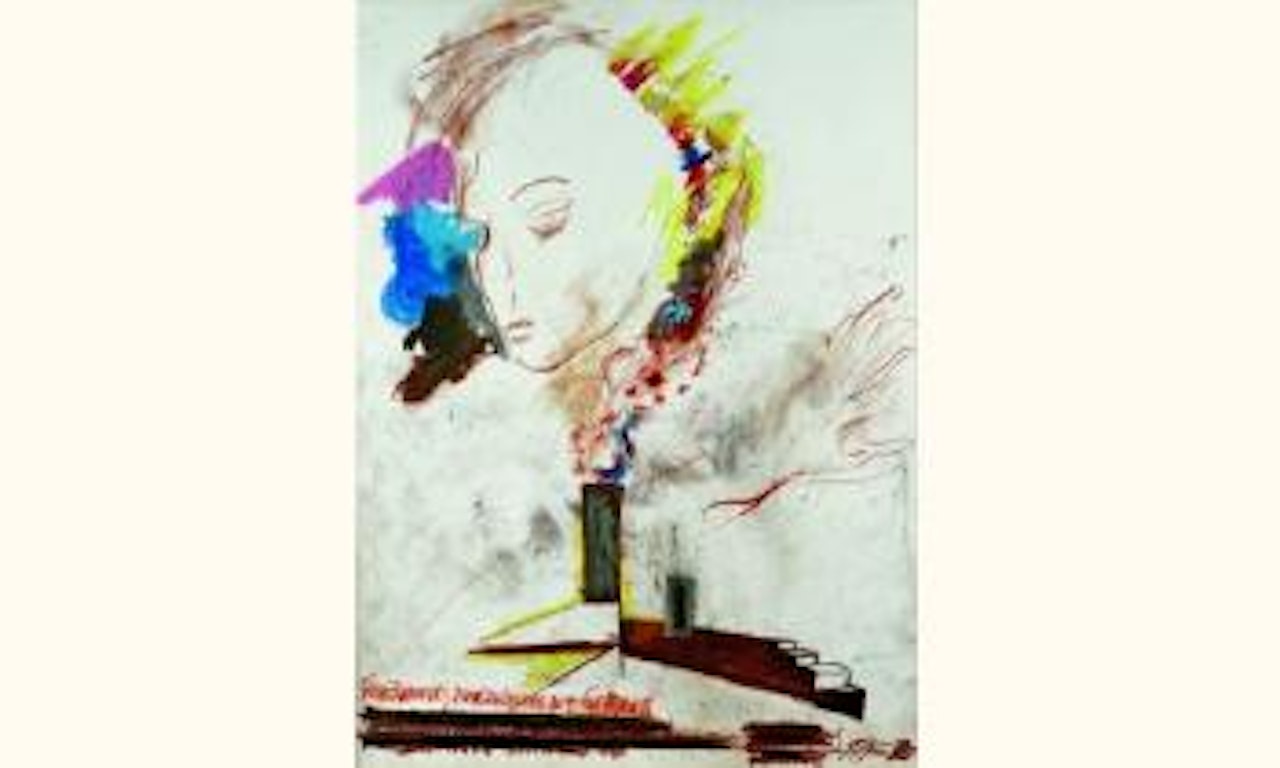 Schonheit Zungenspitze des Gehirns - Brain beauty by Gunter Brus