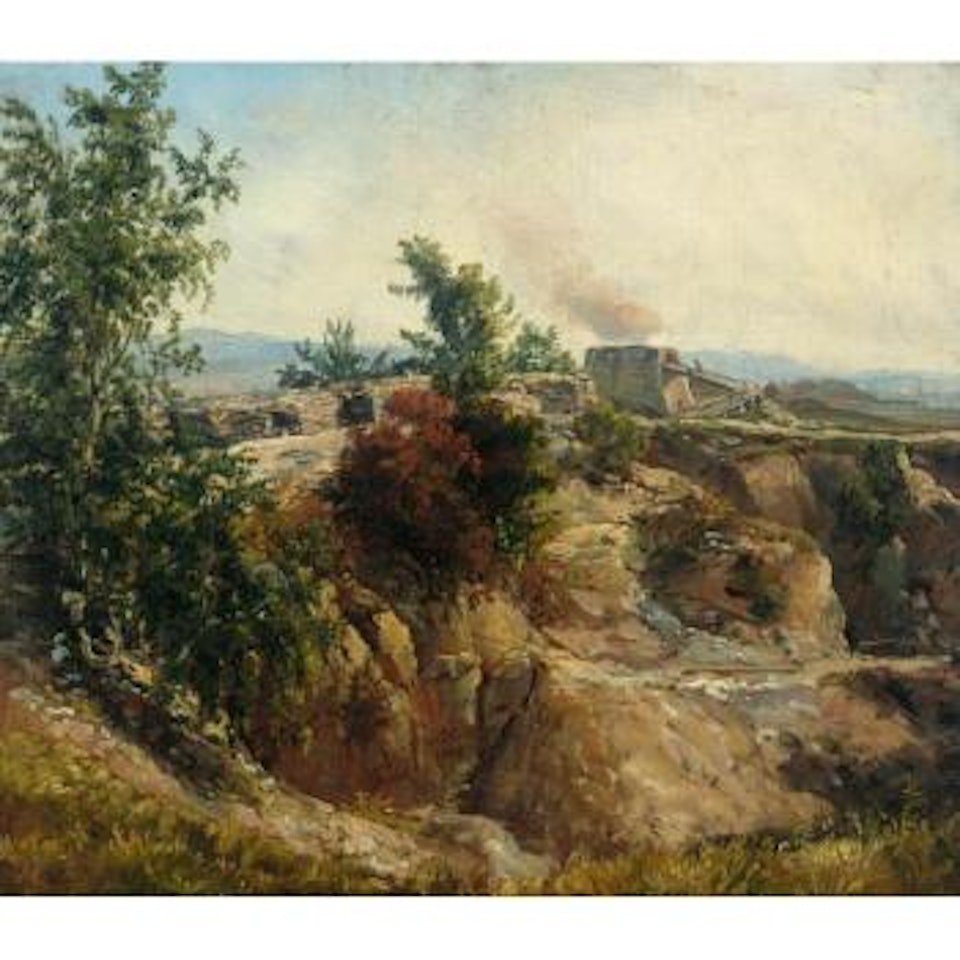 Chalkpit near Maxen by Johan Christian Clausen Dahl