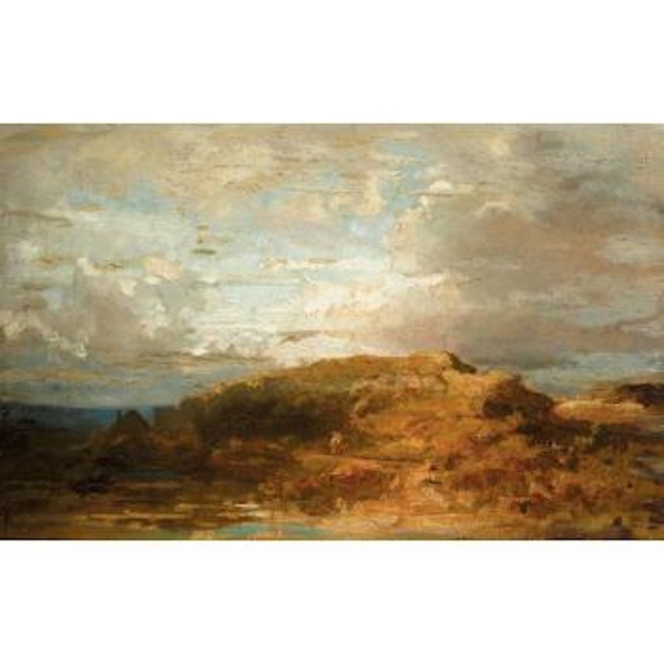 Landscape with figure by Carl Spitzweg