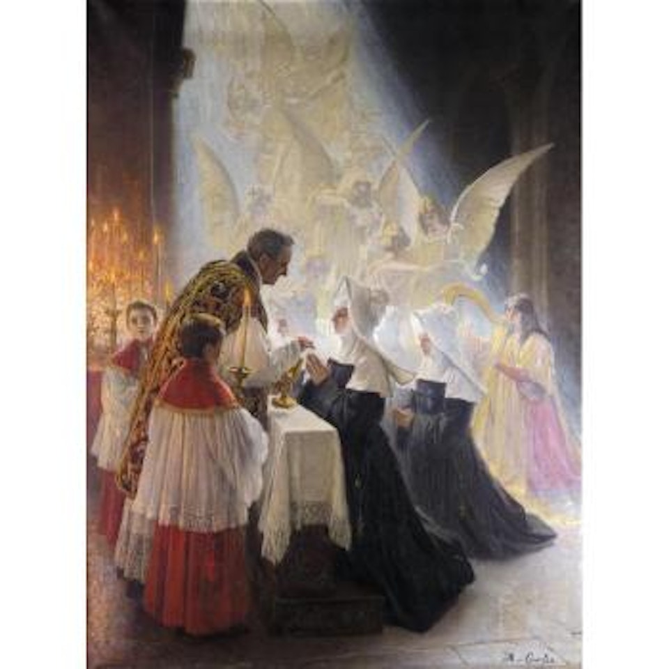 Holy Comunion by Comte Angelo de Courten