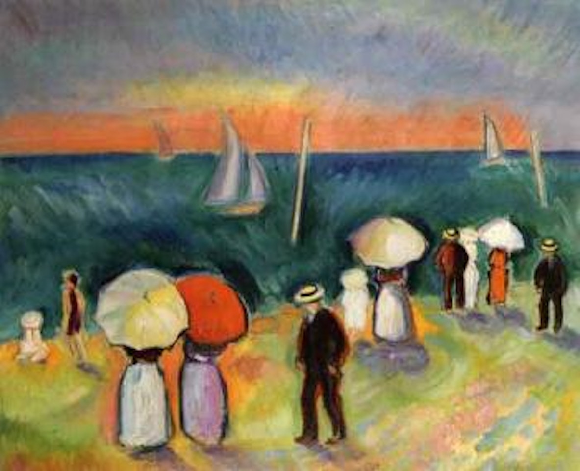 Plage de Sainte-Adresse by Raoul Dufy