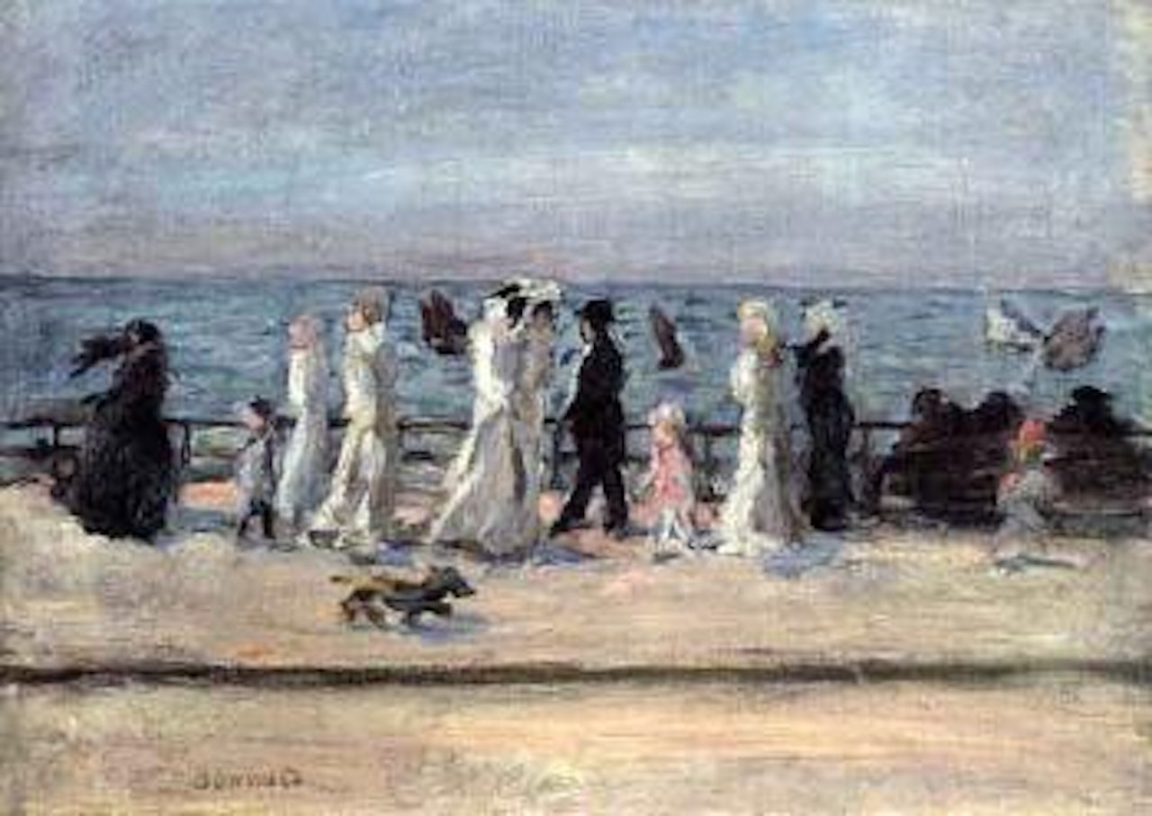 Au bord de la mer by Pierre Bonnard