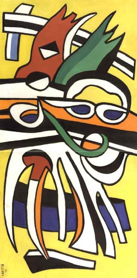 Composition by Fernand Leger