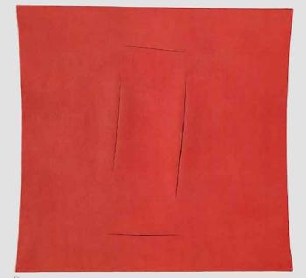 Spatial concept by Lucio Fontana