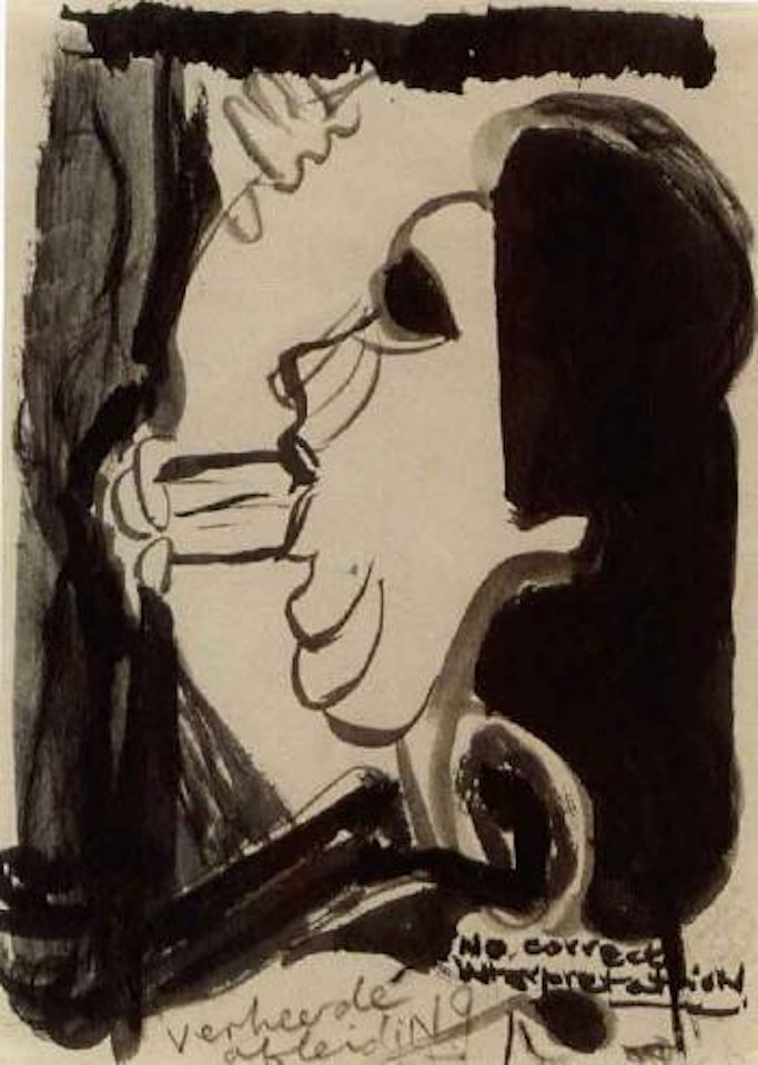 No correct interpretation by Marlene Dumas