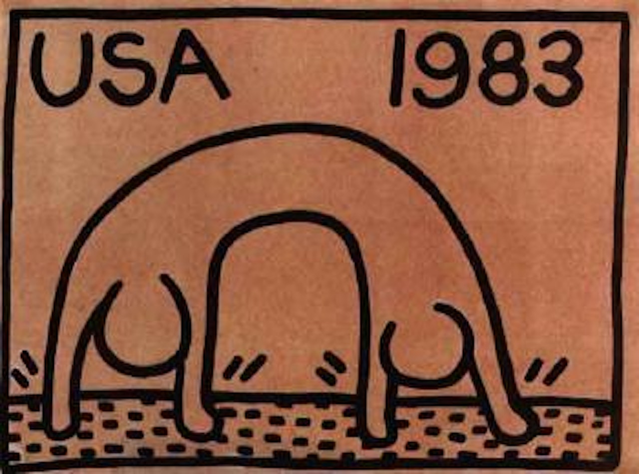 Untitled - USA 1983 by Keith Haring