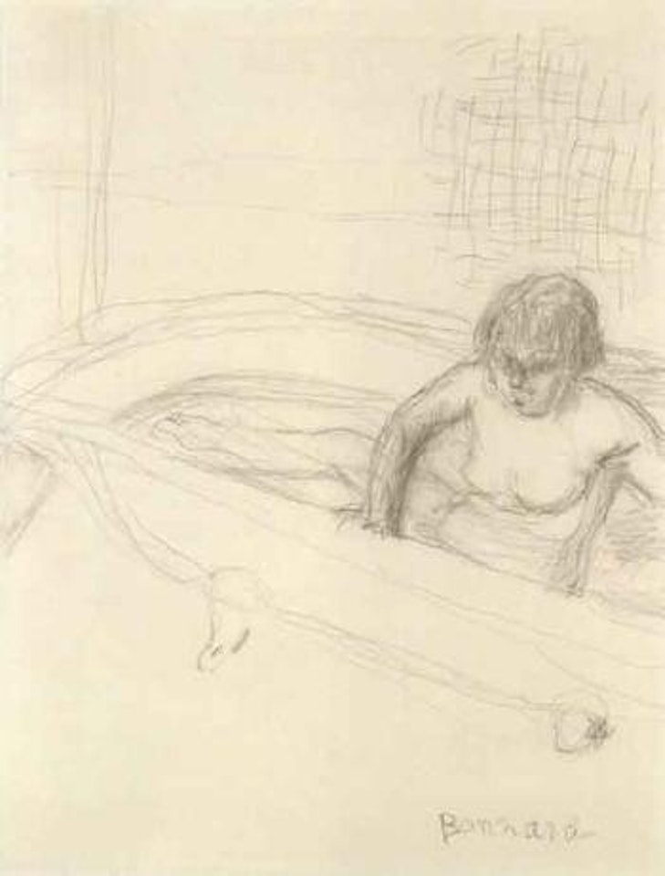 Marthe dans sa baignoire by Pierre Bonnard