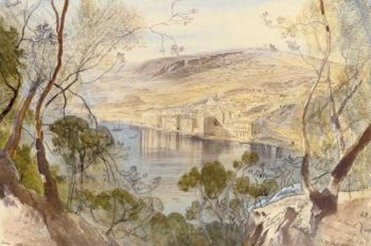 Villefranche, France by Edward Lear
