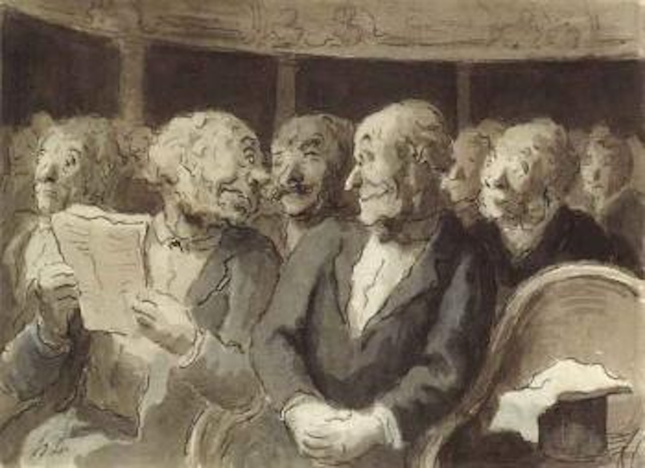 Spectateurs by Honoré Daumier