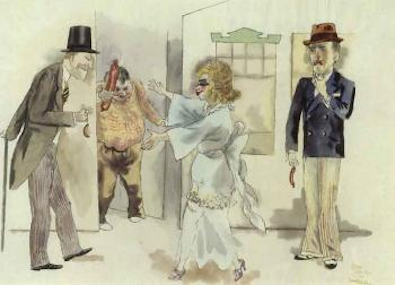 Burleskshow by George Grosz