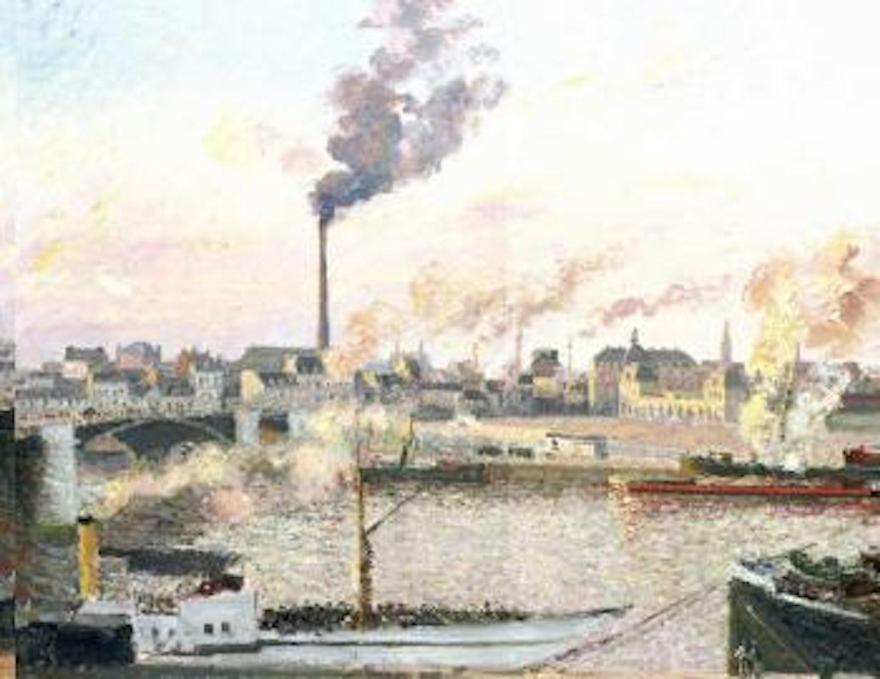 Pont Boieldieu by Camille Pissarro