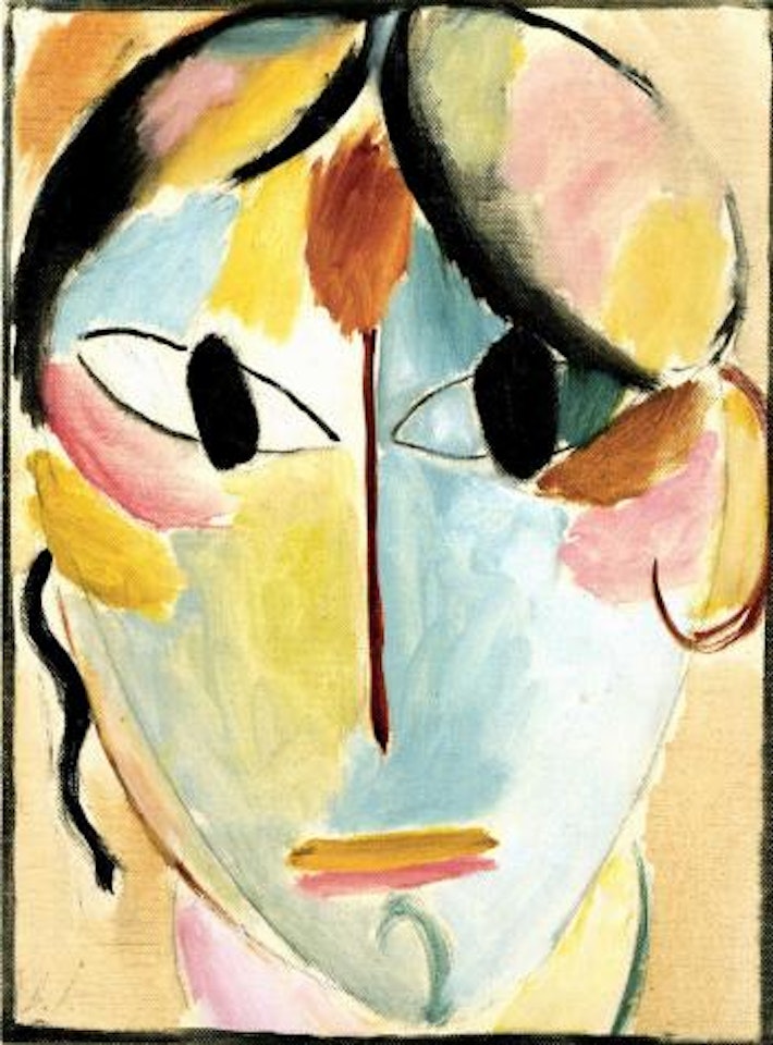 Mysticher kopf by Alexej von Jawlensky