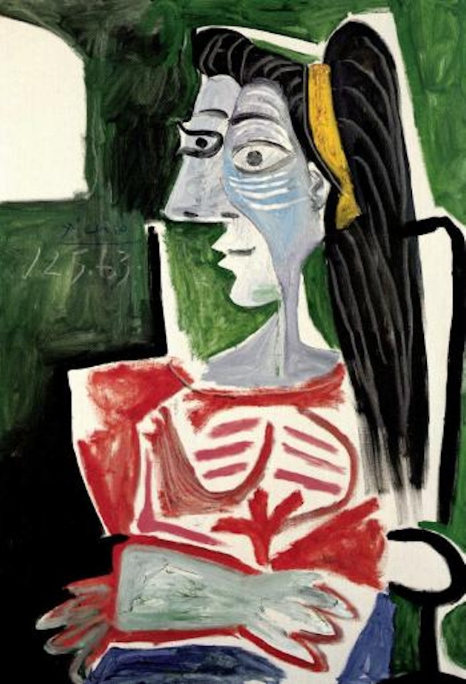 Femme dans un fauteuil, bras croises, buste by Pablo Picasso