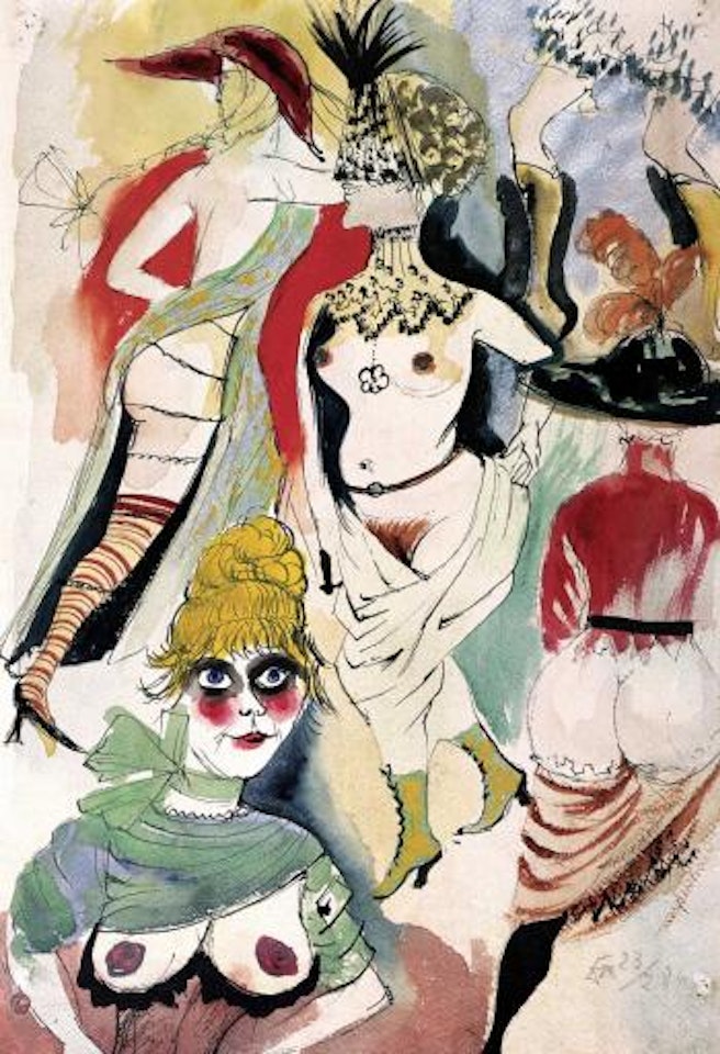 Fetischisten gewidmet by Otto Dix
