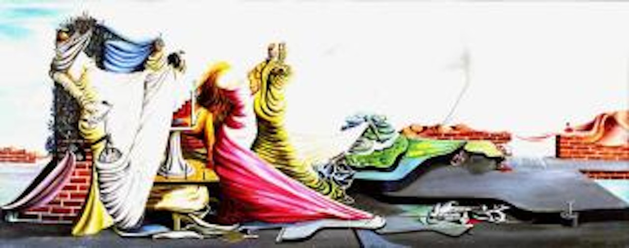 Personnages surrealistes by Oscar Dominguez