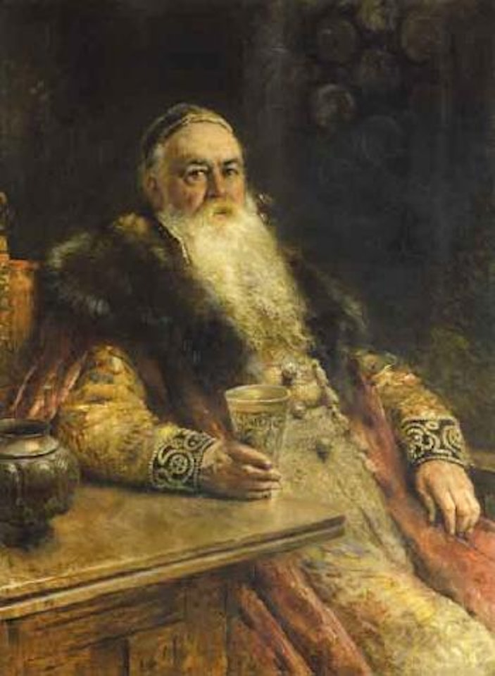 Boyar with a goblet by Konstantin Makovsky