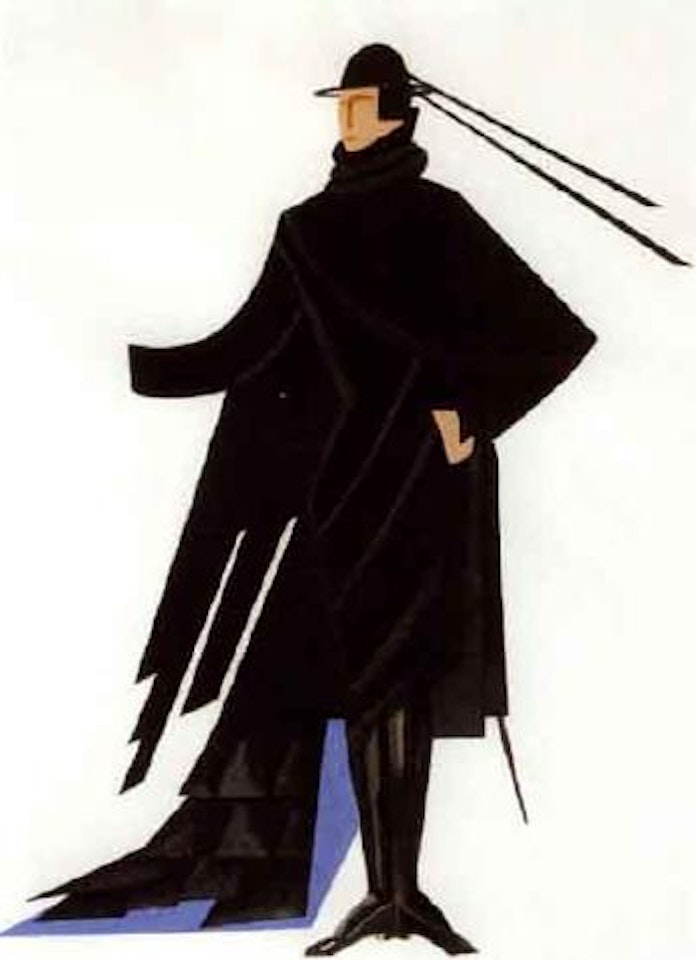 Costume design from a production of Don Juan by Alexandra Exter