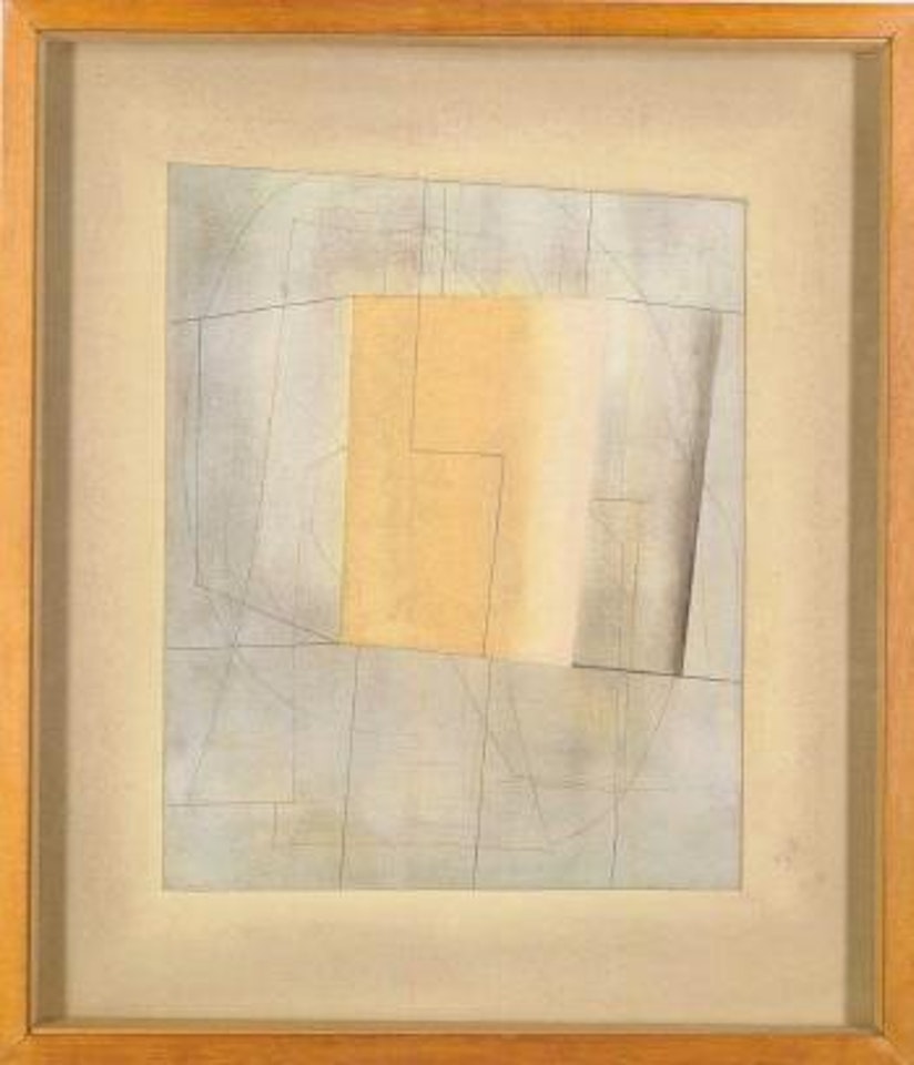 Suspended yellow by Ben Nicholson, O.M.