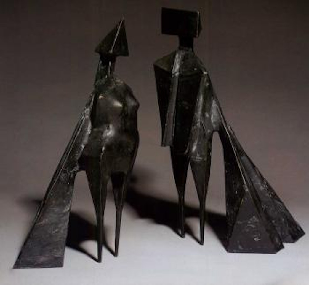 Maquette VI two winged figure by Lynn Chadwick