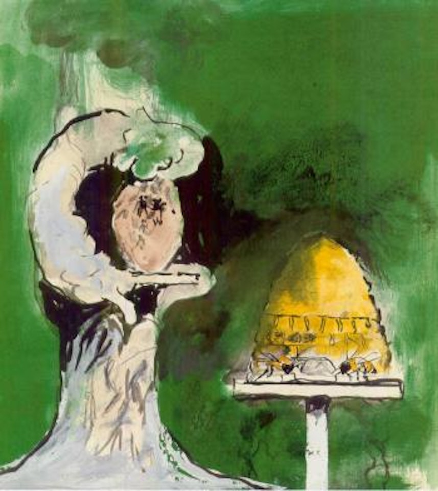 Skep beehive by Graham Sutherland