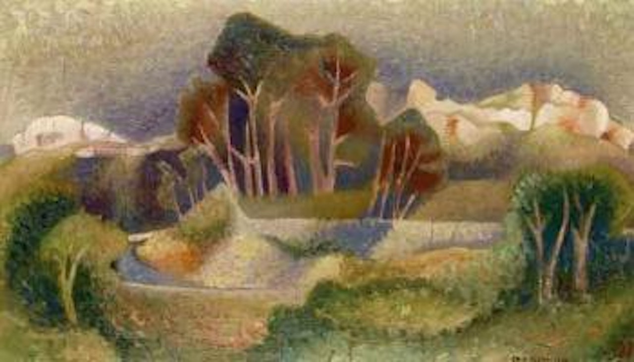 Riviera landscape, landscape from Cassis by Erik Olson