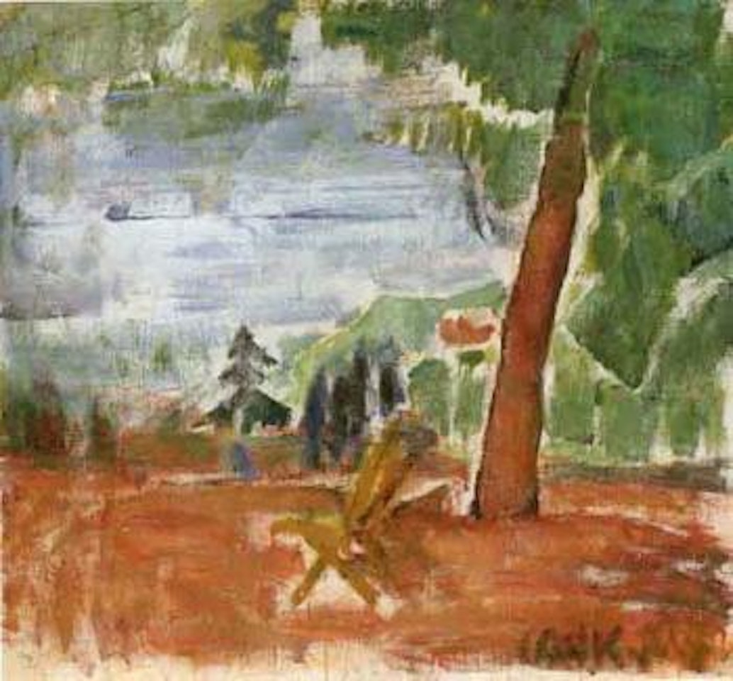 Woodland lake by Carl Kylberg