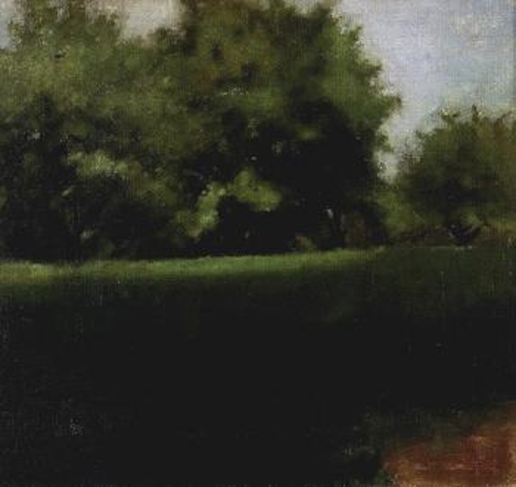 At the edge of the forest by Vilhelm Hammershoi
