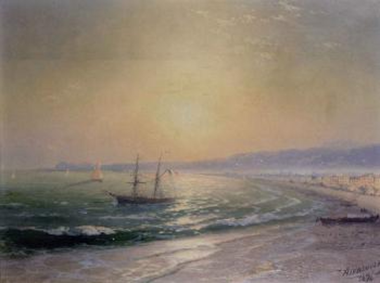 Nice, France by Ivan Konstantinovich Aivazovsky