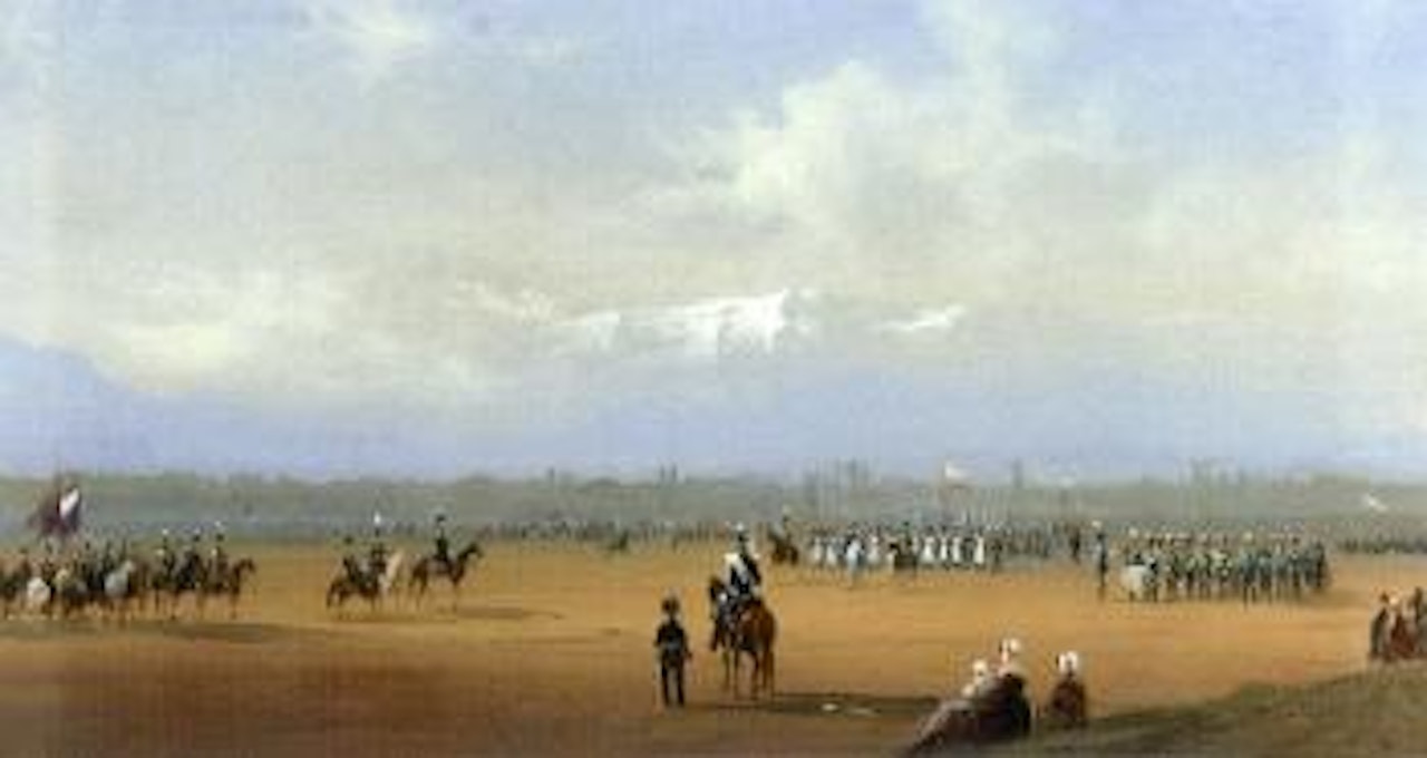 Battle scene by Carlo Bossoli