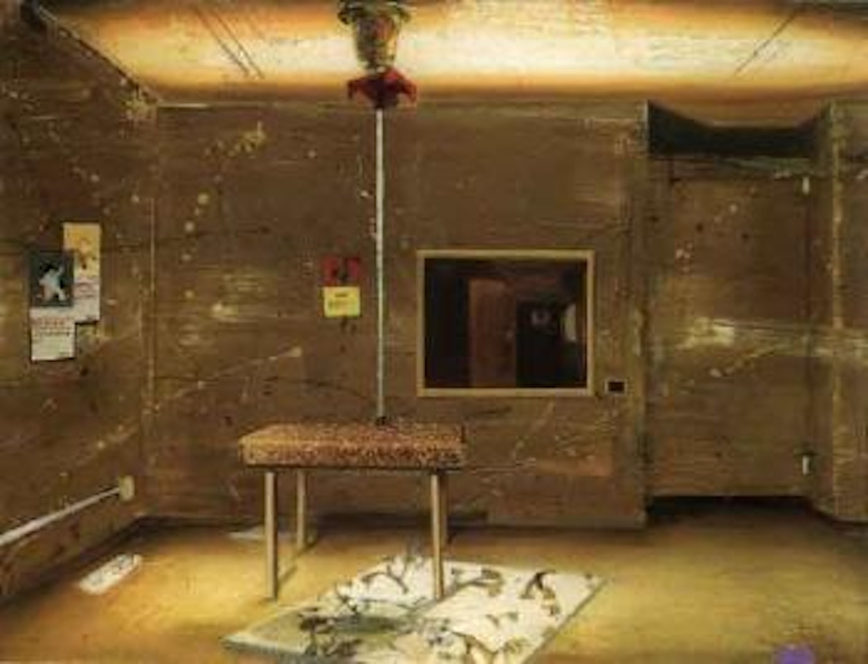 Braunes zimmer by Matthias Weischer