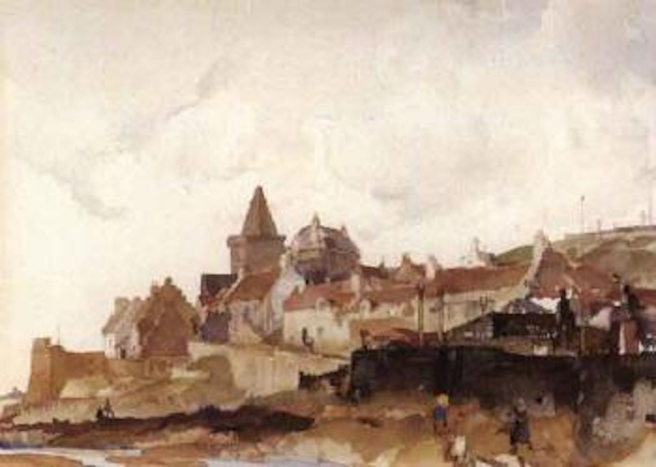 Winter day, Saint Monance by William Russell Flint