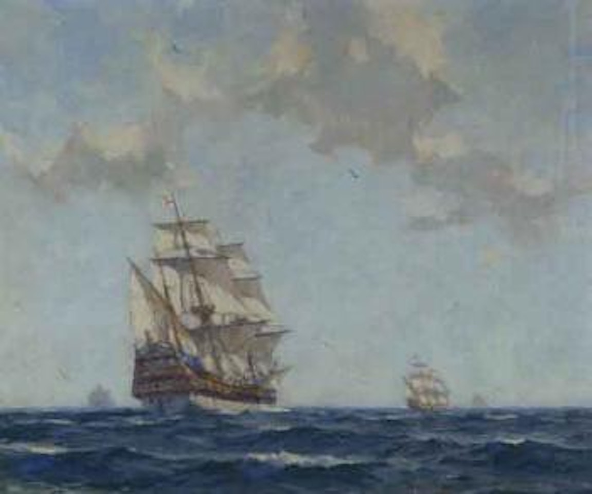 King's ships by Gordon Grant