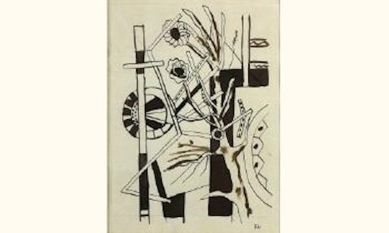 La branche dans l'element mecanique by Fernand Leger